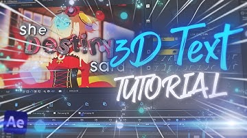 Tutorial How to Make & Animate 3D Text Element 3D in After Effects | After Effects Tutorial