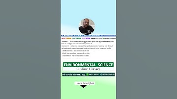 Environmental Science Important Questions 🌎Environmental Geoscience | UGC NET | GPCB | CPCB | HPSC