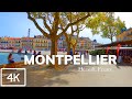 [4K] #French Walking Tour: Montpellier, France.