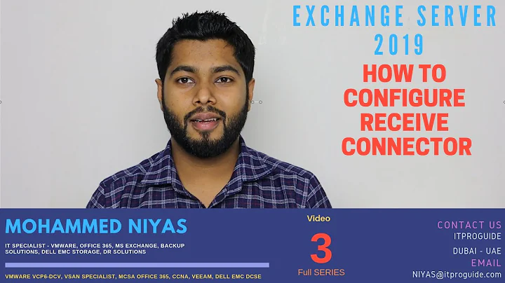 How to configure Receive connector in Exchange Server 2019 | Step by Step | All Methods | video 3