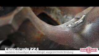 Gusseisenschweißen Training Mit Der Schweißelektrode Eutectrode 224