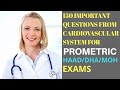 LATEST PROMETRIC EXAM QUESTIONS FOR NURSES 2019|DHA/HAAD EXAM QUESTIONS  FROM CARDIOVASCULAR :2018