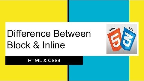 #30 Difference Between Block & Inline Elements | Understanding Display Of Elements | #HTMLCSS