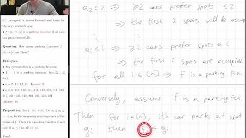 26. Parking functions, hyperplane arrangements.