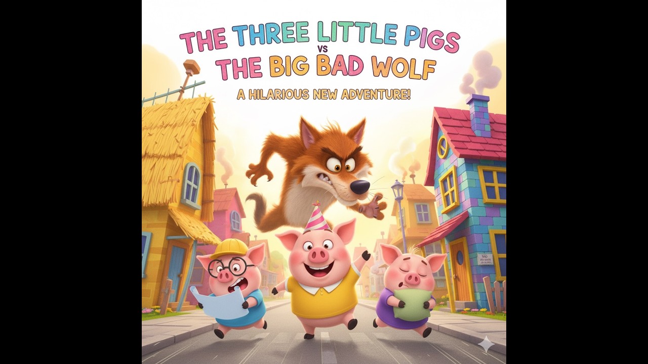 The Three Little Pigs vs The Big Bad Wolf 🐷🔥 | A Funny Modern Fairy ...