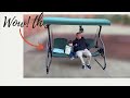 Everything to know about this Patio Porch Swing - ZZW 3 Seat Outdoor Porch Patio Swing with Stand 80