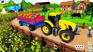 Indian Tractor Trolley Farming Simulator 3d - Android Gameplay screenshot 4