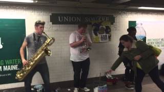 Too Many Zooz play at Union Square