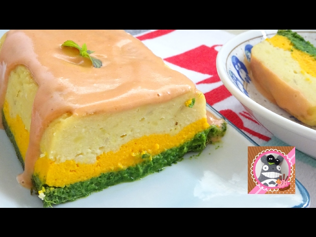 Terrina tricolor con vegetales saludable y deliciosa - YouTube