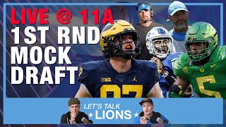 Detroit Lions MOCK DRAFT LIVE 2022