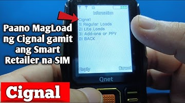 Paano magload ng Cignal gamit ang Smart Retail Sim *343#