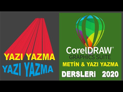 Corel Draw dersleri - yazı yazma