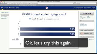 Voting using Polleverywhere