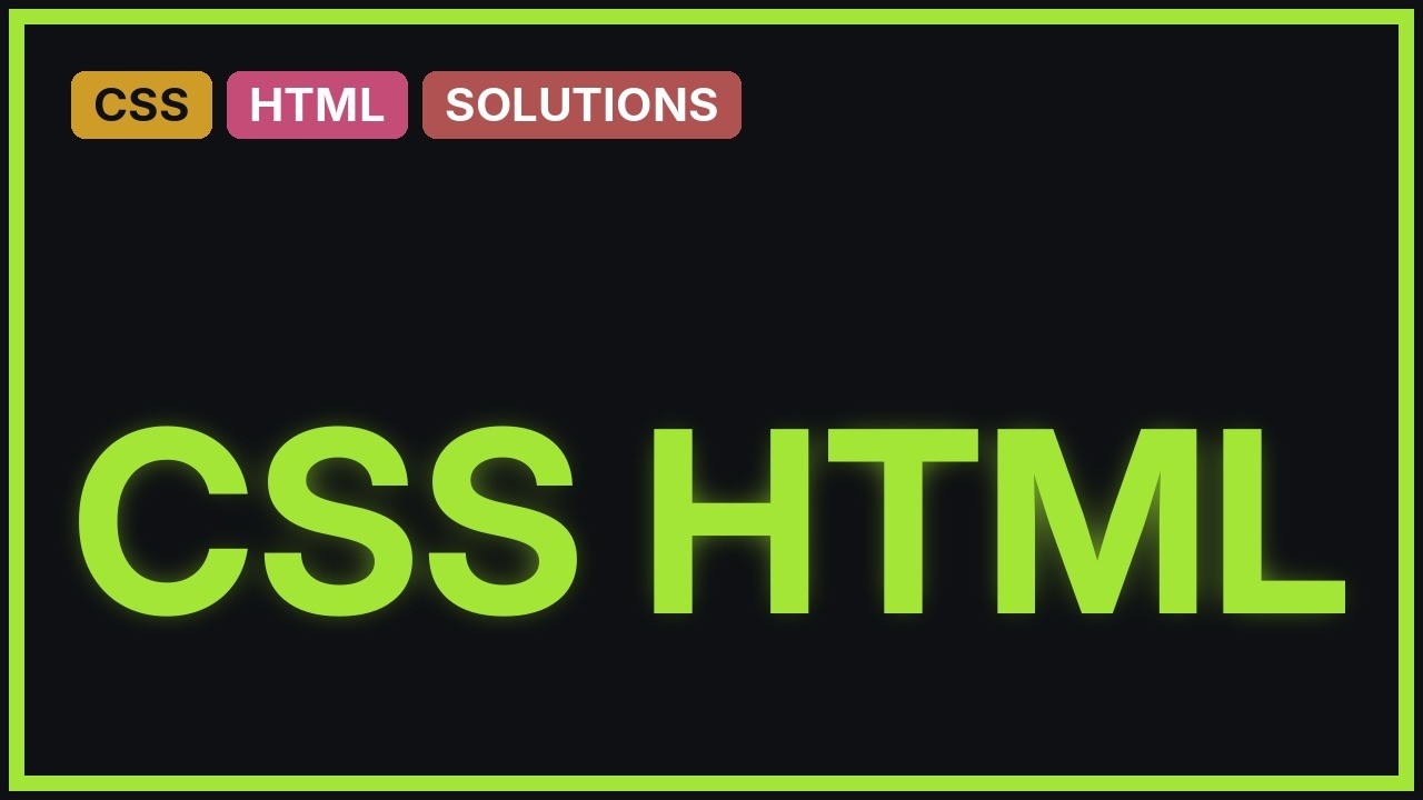 Auto height on relative positioned element (2 Solutions!!) - YouTube