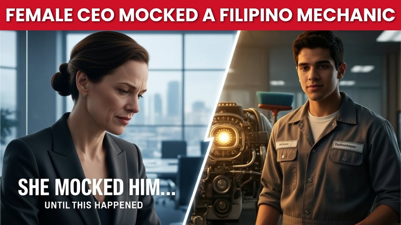 Female CEO Mocked a Filipino Mechanic: “Fix This Engine and I’ll Marry You” — Then He Did