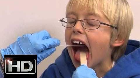 Getting a Strep Test@