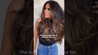 The most popular brunette color right now #shorts