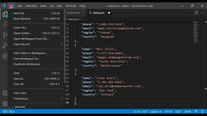 Populating Table From JSON File using jQuery and Ajax