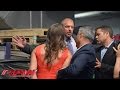 Stephanie McMahon is escorted out of the arena: Raw, July 21, 2014