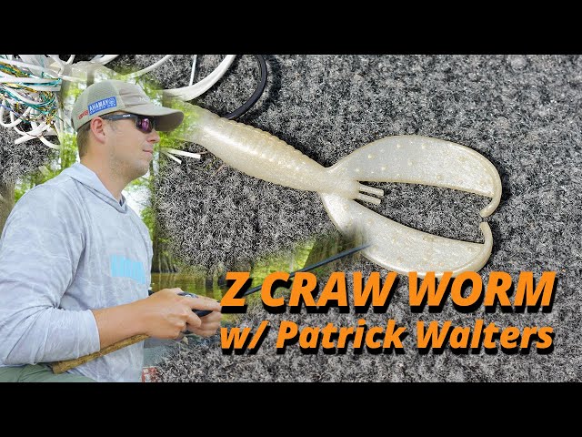 Zoom Z-Craw Jr. 3.5 Inch Soft Plastic Baits - 8 Pack For Bass Fishing