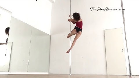 Intermediate Spinning Pole Dance Combo / Inside Forearm Spin (15 spins into climbing)