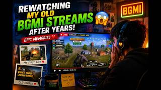 Rewatching My Old BGMI Streams After Years! 😱 | Epic Memories #youtubelive #pcgaming