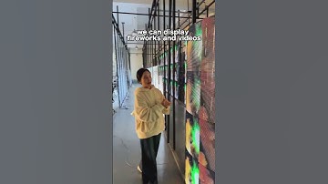 A little curved led screens #led #ledfactory #chinesefacory #transparenscreen