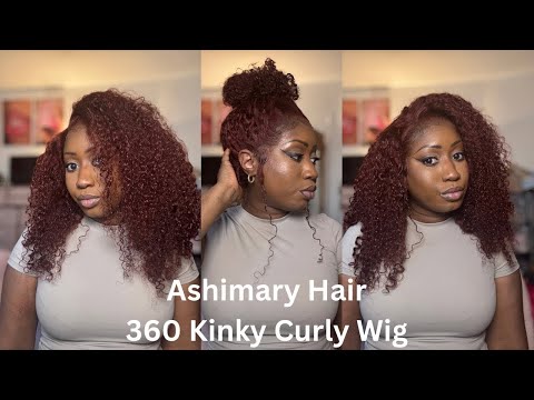Obsessed with this Reddish Brown flawless color🔥It's giving all the natural vibes😍ASHIMARY&Tonya Emm