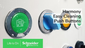Harmony Easy Cleaning Push Button | Schneider Electric
