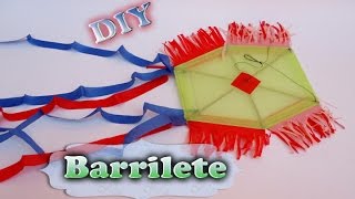 Como Hacer Un Barrilete, Cometa O Papalote Diy Manualidades Para Niñ
