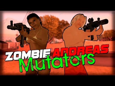 Видео: Zombie Andreas: Mutators - НАС ДВОЕ! (Командная работа!)
