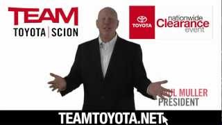 Team Toyota Langhorne Pa - Team Toyota's Nation Wide Clearance Event!