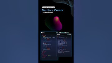 Smokey Effect Cursor #codewith_muhilan #css #coding #Cursor #animated