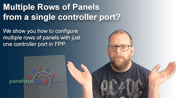 Multiple panel rows from a single Hub75 port in FPP