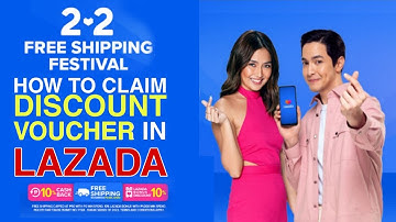 LAZADA 2.2 How to CLAIM DISCOUNT VOUCHER in LAZADA SALE | Step by Step