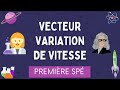 Vecteur variation de vitesse  2me loi de newton  1re spcialit physique chimie