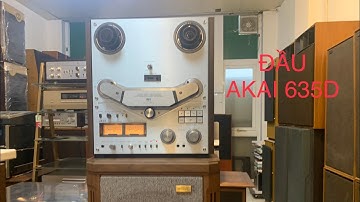 Giới thiệu chi tiết thông số kỹ thuật và hướng dẫn sử dụng đầu băng cối  Akai 635D nhật xịn #akai