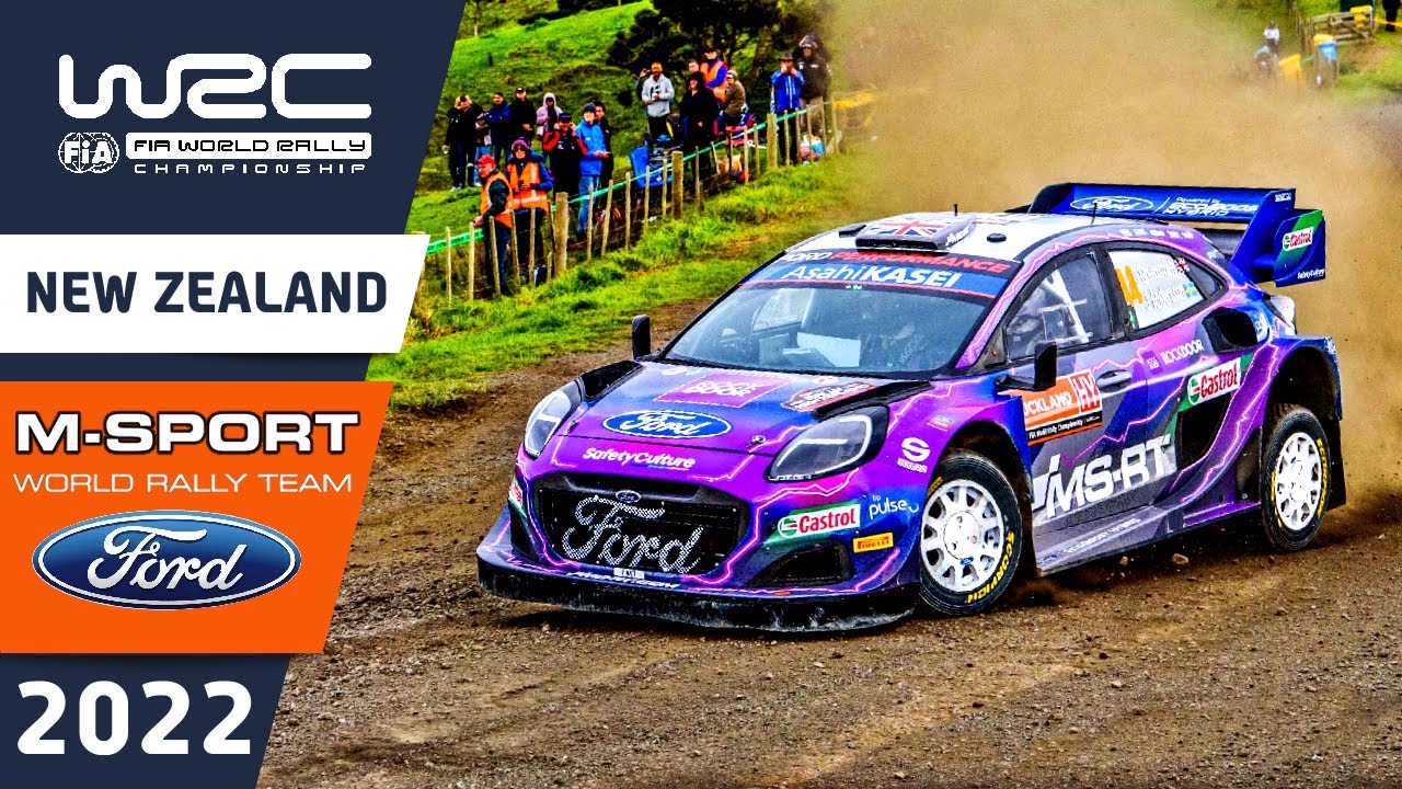 M-Sport Ford Rally Highlights Friday  WRC Repco Rally New Zealand 2022 