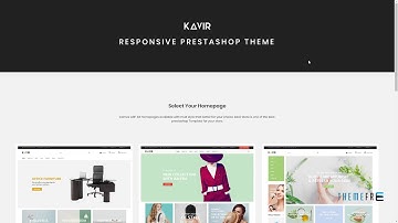 Kavir - Responsive Prestashop Theme        Radcliff Dewayne