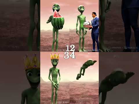 Green Alien Dance| El Chombo - Dame Tu Cosita feat. - Yeşil Uzaylı Dansı #dametucosita #shorts#cover