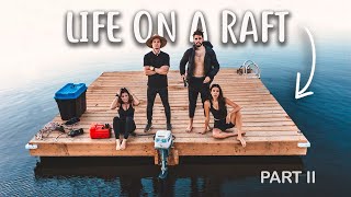 48 Hours Living on a Raft with Kara & Nate