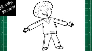 How to Draw Perfect Peter - Horrid Henry