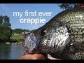 Canoe Fishing: My First Crappie!