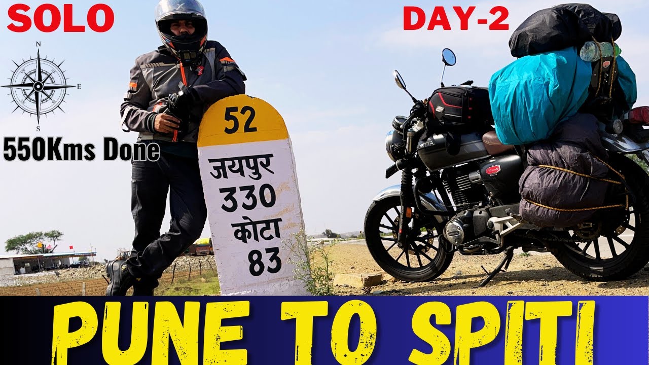 Ye to Bahut Mushkil hai |Day-2|Pune to Spiti| Solo bike trip