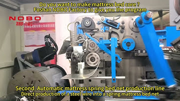 Do you want to make mattress bed core ? Foshan NOBO Factory to give you the program