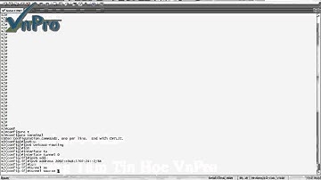 VnPro   Bài Lab Route IPV6 Part 1 avi