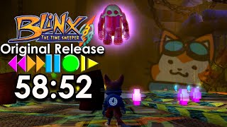 [World Record] Blinx The Time Sweeper | Any% Speedrun | 58:52 | Original Release