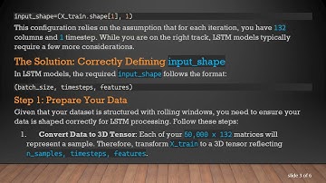 Understanding the input_shape of LSTM Models