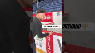 Backhand forehand breakaway 👎🏻 @WardSmellingSalts #hockeytraining #hockey
