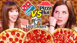 Blind Pizza Chain Rivals Taste Test - Who Makes the Best Pizza?!